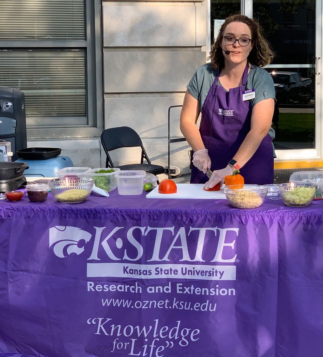 Cindy Walker food demonstration